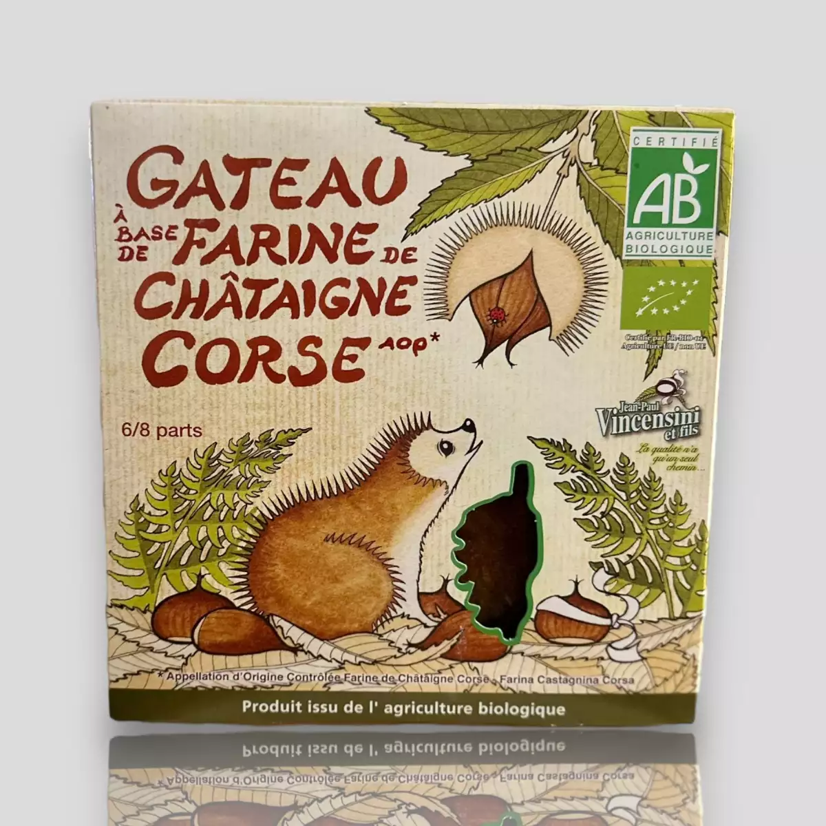 Gâteau à la farine de châtaigne BIO